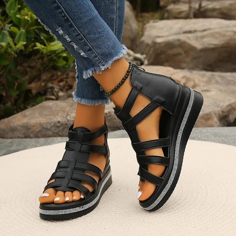 Axelle | Elegant Wedge Sandals