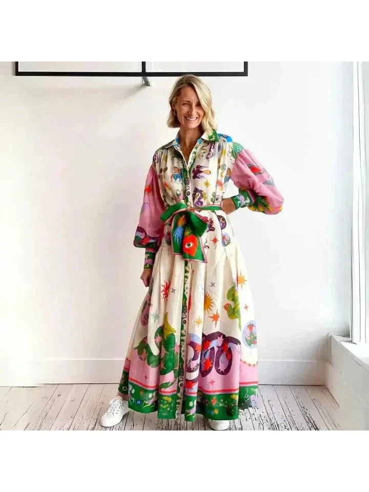 Delphina - Italian Maxi Dress