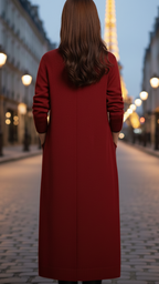Elena | Functional Pockets Longline Coat - Lumina