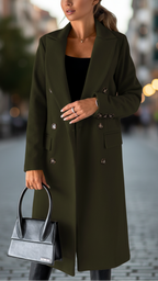 Elena | Classic Tailored Coat - Lumina