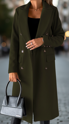 Elena | Classic Tailored Coat - Lumina
