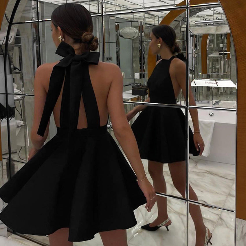 Alexandrine | Halter Neck Dress - Lumina