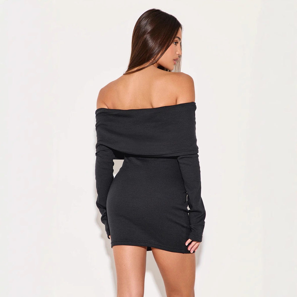 Novara | Off-Shoulder Mini Dress - Lumina