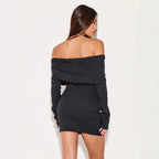 Novara | Off-Shoulder Mini Dress - Lumina