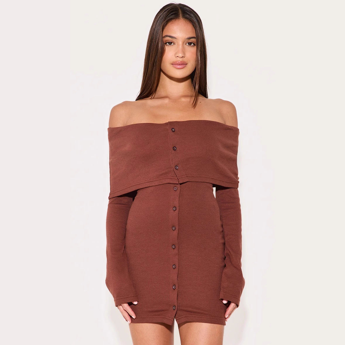 Novara | Off-Shoulder Mini Dress - Lumina