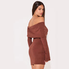 Novara | Off-Shoulder Mini Dress - Lumina