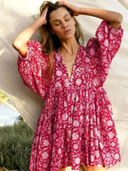 Aurora Flow Boho Floral | Women's Dress - Lumina