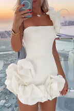 Aurelia | One-Shoulder Mini Dress - Lumina