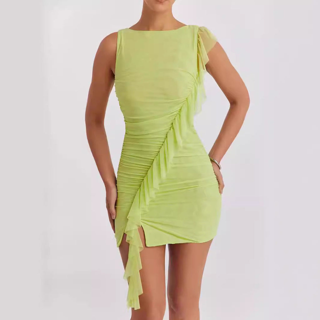 Astra | Bodycon Dress Sleeveless Backless - Lumina