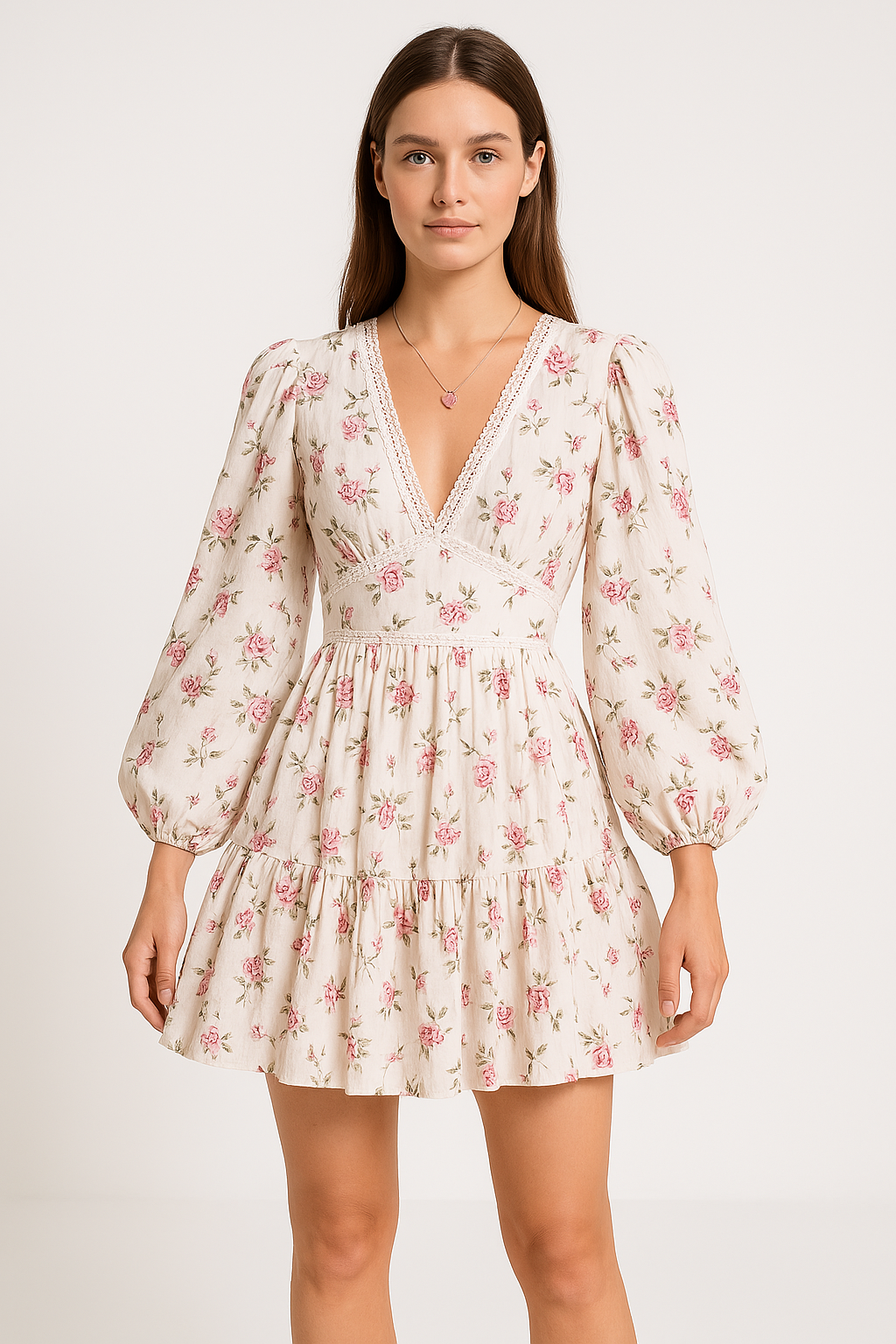 Elara Rose Bloom Atelier | A-Line Dress - Lumina