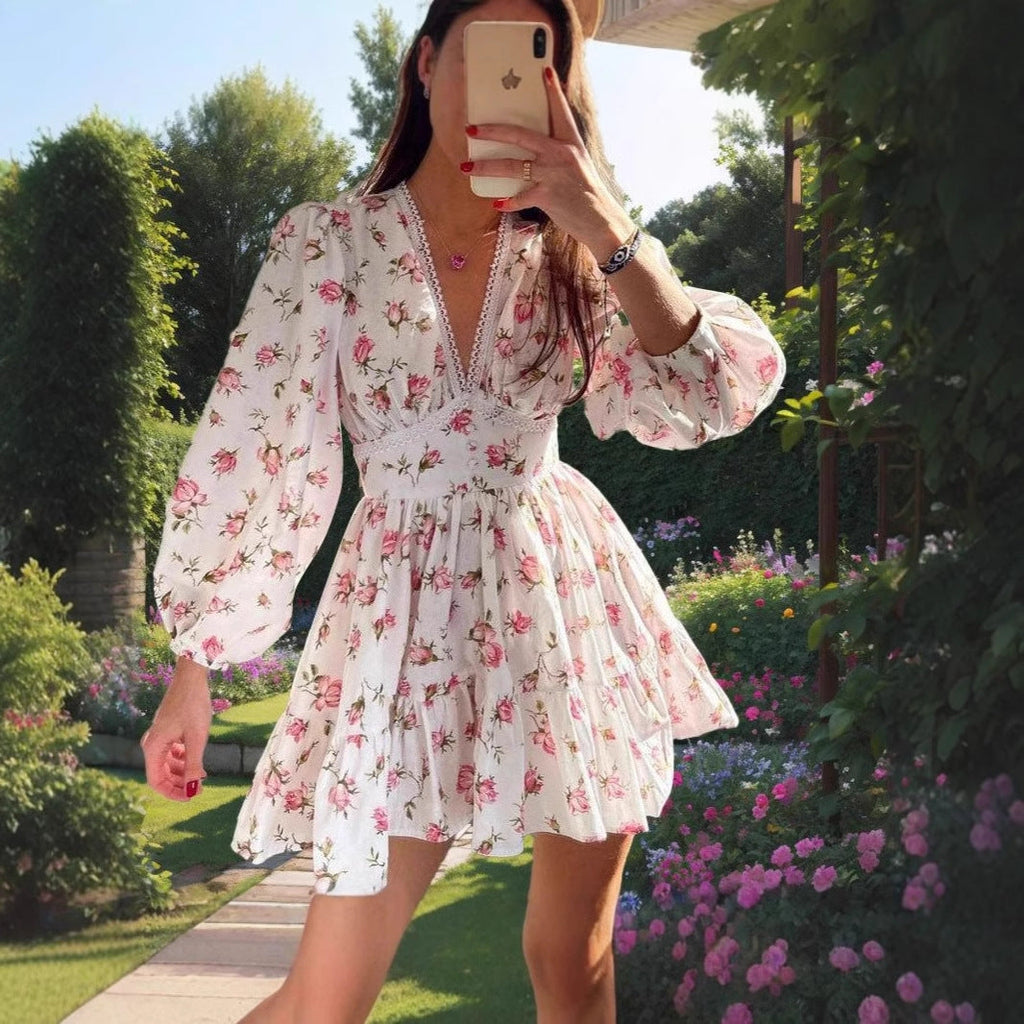 Elara Rose Bloom Atelier | A-Line Dress - Lumina