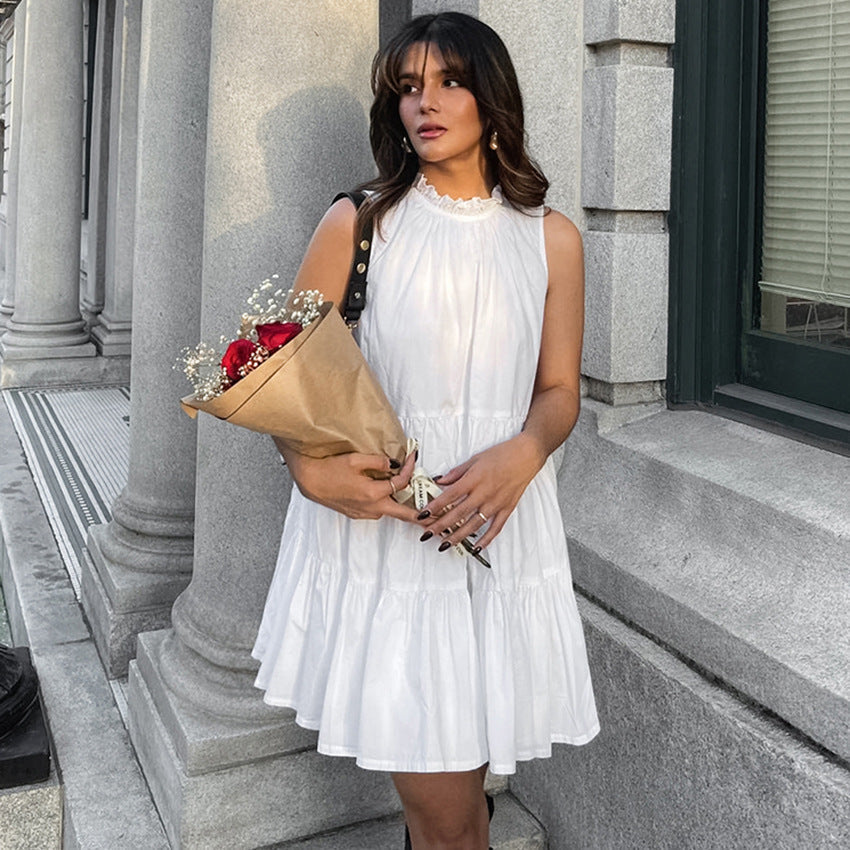 Nova Breeze | Sleeveless A-Line Dress - Lumina