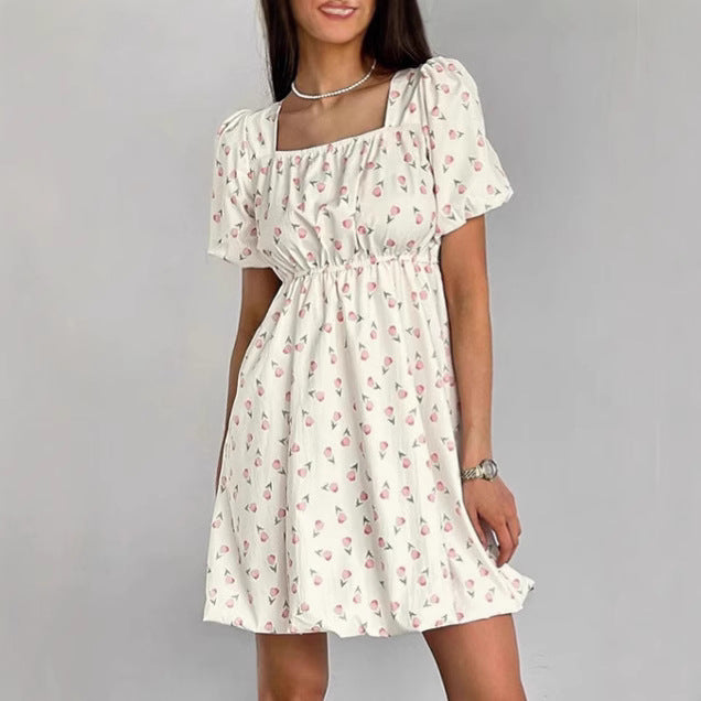 Seraphina | Floral Mini A-Line Dress - Lumina