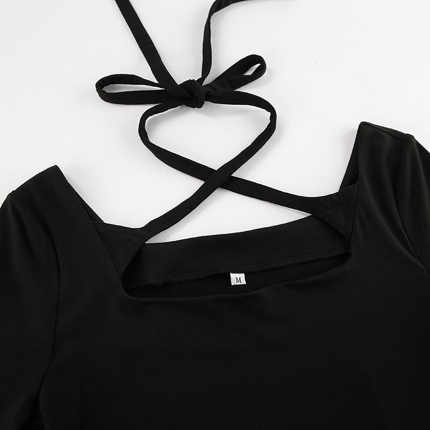 Lyra | A-Line Dress with Square Neck - Lumina