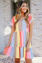 Lyra | Casual Dress Tiered Knee-Length - Lumina