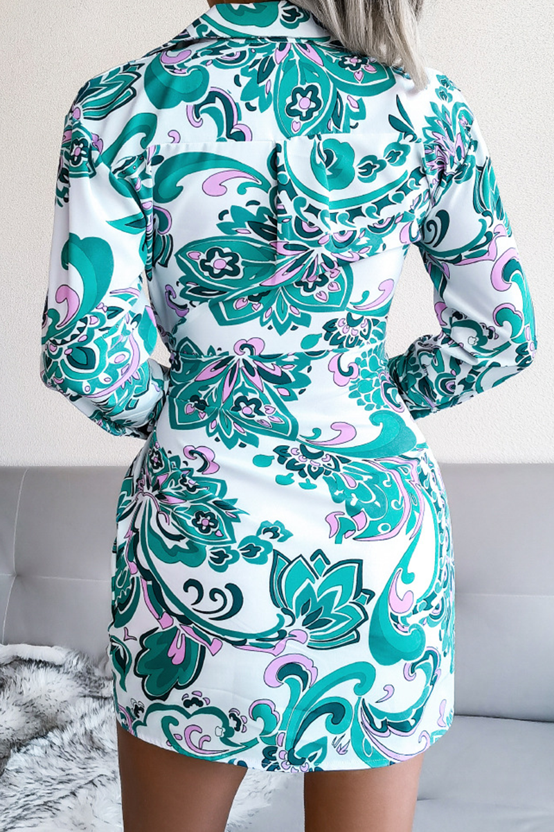 Mira | V-Neck Wrap Dress with Tie Waist - Lumina