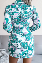 Mira | V-Neck Wrap Dress with Tie Waist - Lumina