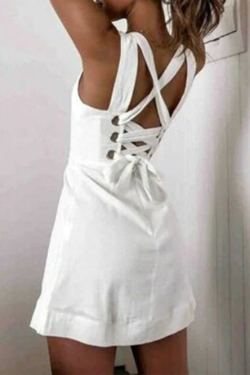 Nova | Women's Sleeveless Mini Dress - Lumina