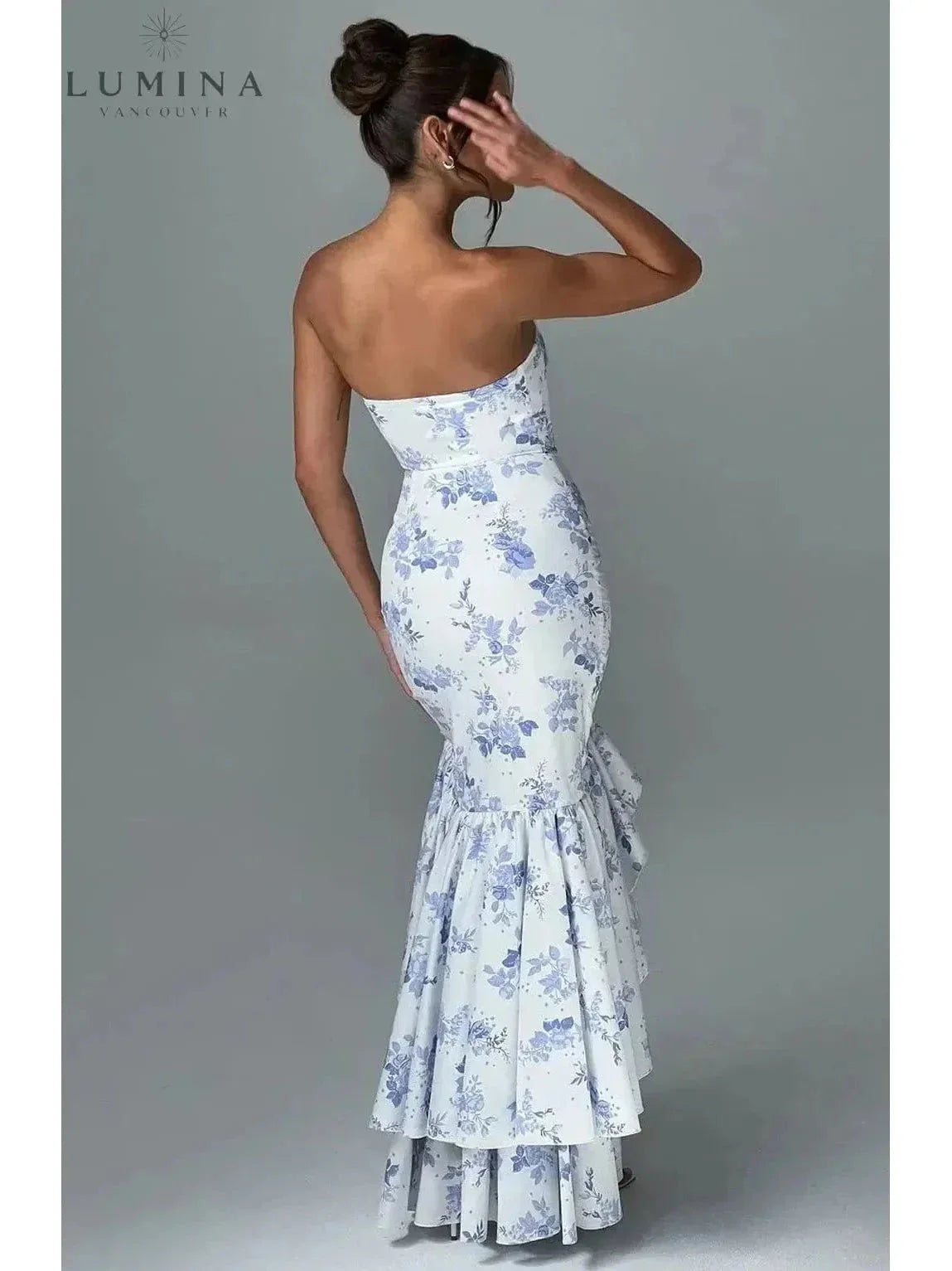 Riviera | Sleeveless Slit Ruffle Maxi Dress