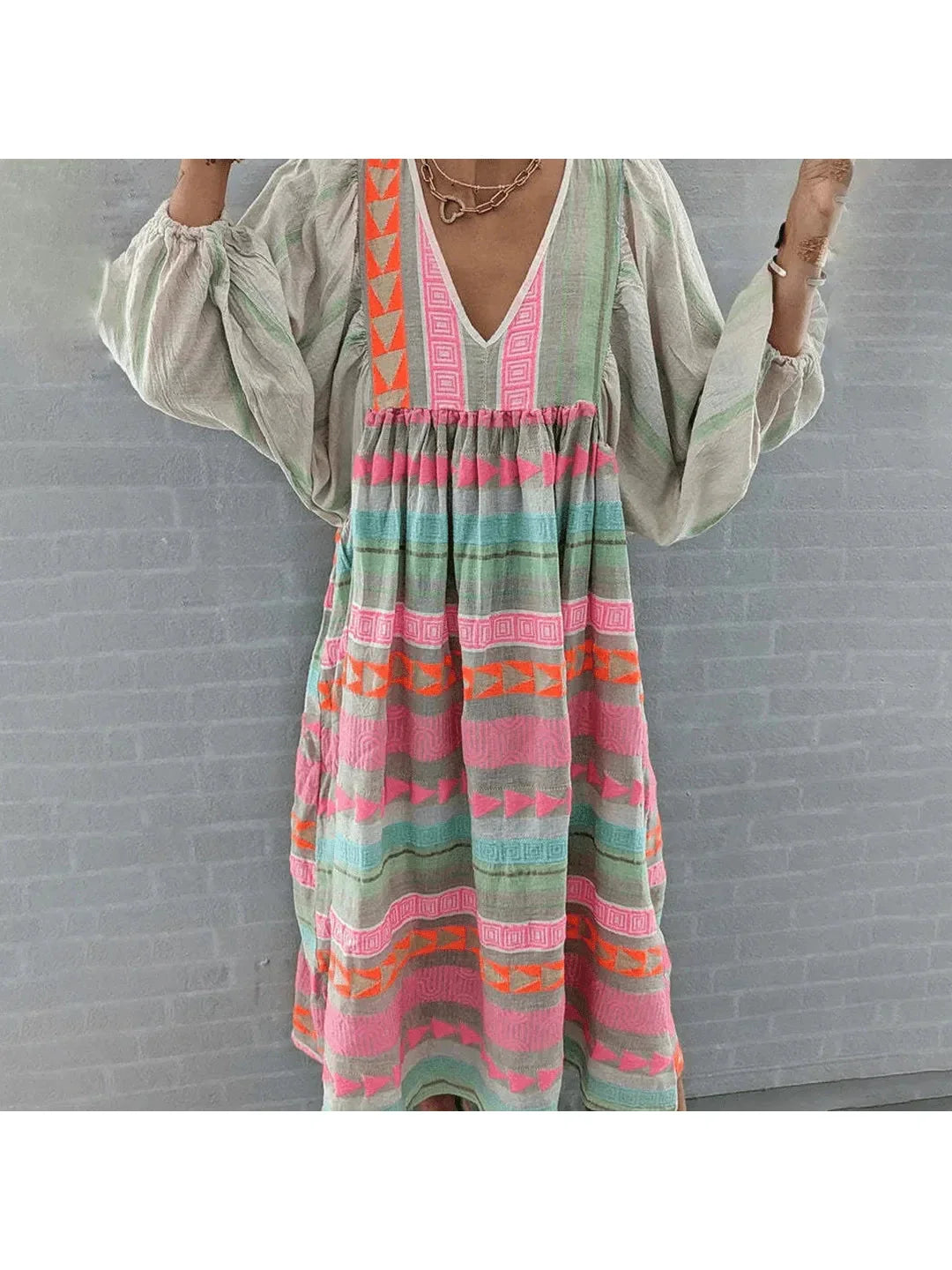 Sabrina™ - Comfortable Boho Dress
