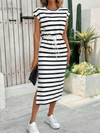 Sienna - The Striped Knit Dress