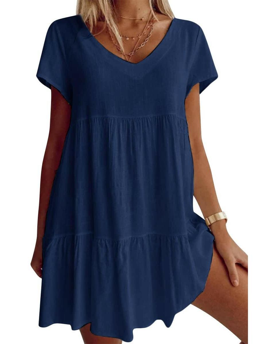 Suzy - Breezy V-Neck Dress