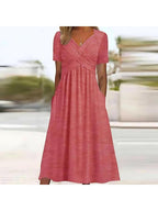 Vicky™ - Casual Elegance Midi Dress